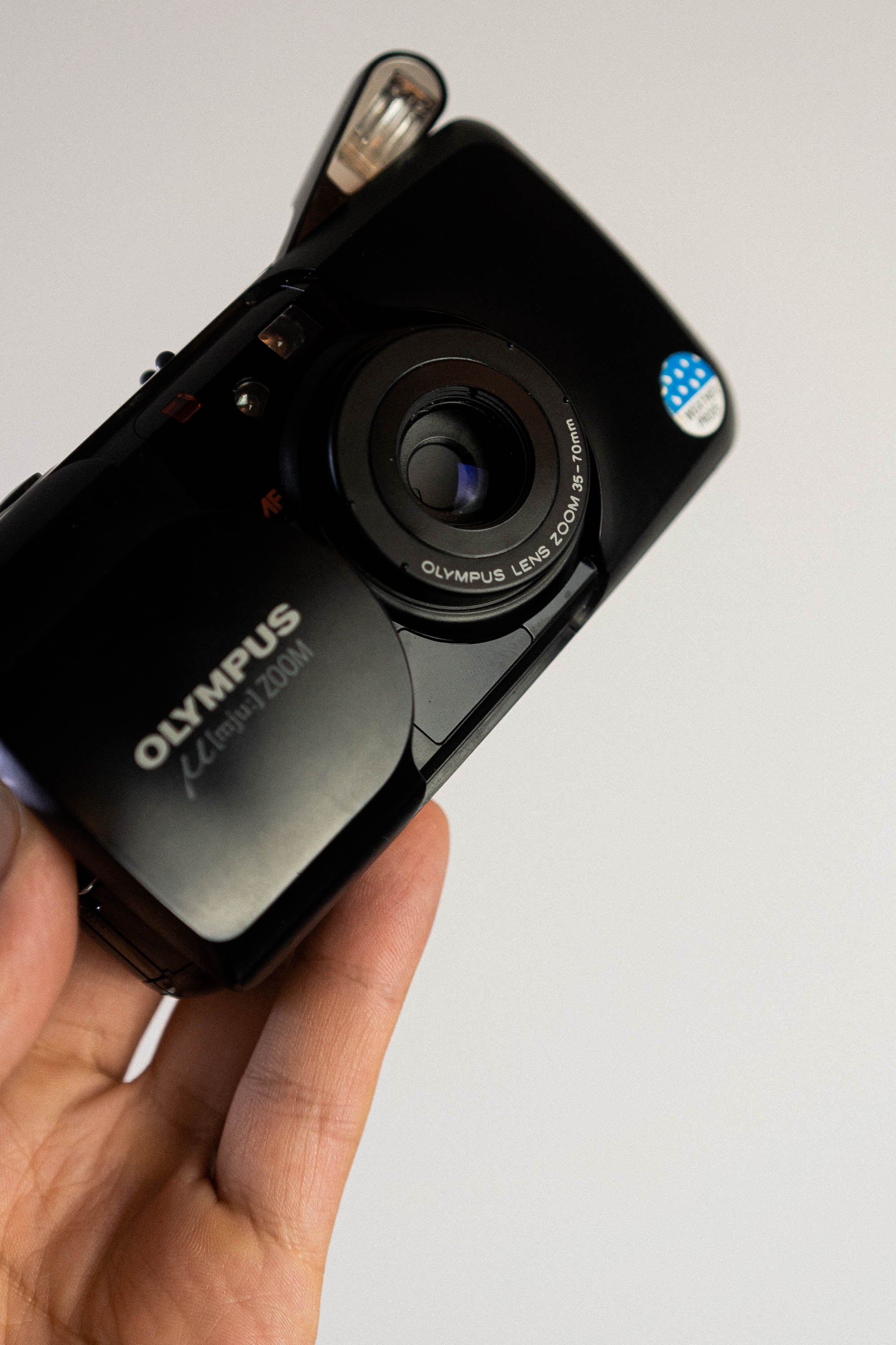 ☆良品☆ μ [mju:] ZOOM PANORAMA ブラック #615N Olympus mju Zoom